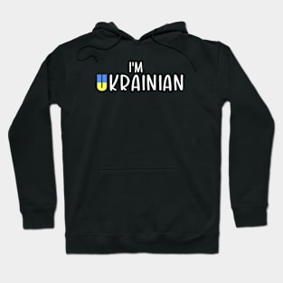 I'm Ukrainian Patriotic Ukraine Flag Hoodie